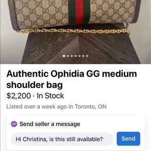 selling this two for only $2k very new 3years old.bought at yorkdal gucci store